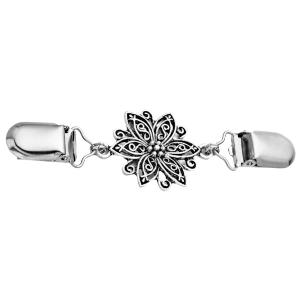 Perfekt Retro Kofta Clip Tröja Clip Kvinnor Filigran Rygg Clip Sjal Cinch Klänningar Y9j7 style3 One size