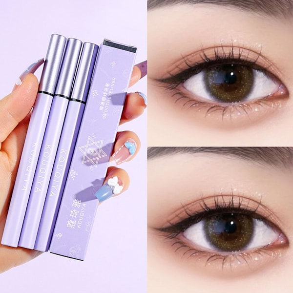 Eyeliner Svart Smidig Svettsäker Vattentät Långvarig för Nybörjare