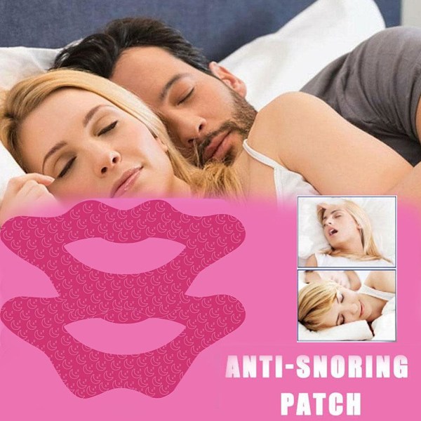 BQLQBQLQ Natt Sömn Läpp Näsa Andningsplåster Set, 30-pack Anti-Snarkningsstickers för Vuxna, Förbättra Sömnkvaliteten, Näskorrigeringstejp - Re