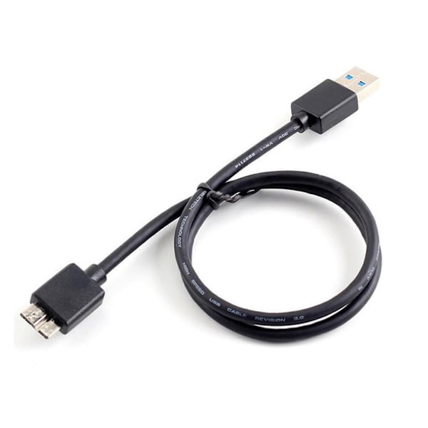 USB 3.0 AM Hane till Micro B Kabel Super Speed Adapter För Extern HDD Sladd E0P0 BLACKA 0.2M