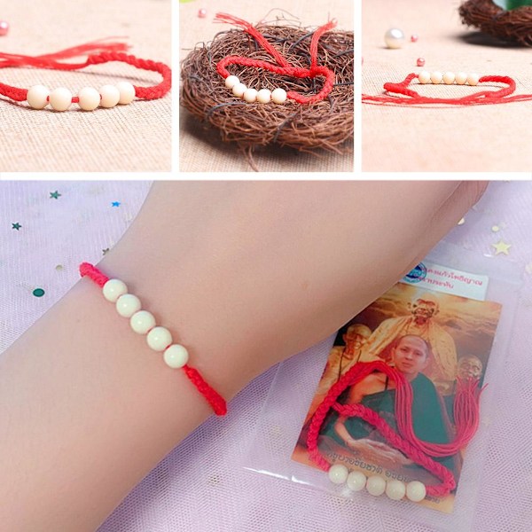 Enkel Mode Rött Rep Armband Man Kvinna Par Armband G0K0