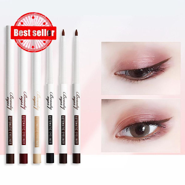 Automatisk Eyeliner Gel Penna Bra Icke-utsmetande Ögonpenna Långvarig Snabbtorkande Eyeliner Och S1y5 A03 # Mocha Brown One size