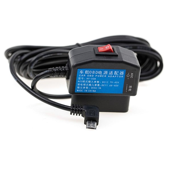 24 timmars parkeringsövervakare laddare OBD till USB adapter X0G9 kabel✨y Micro USB Straight