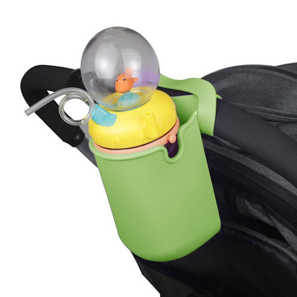 Barnvagn Silikon Mugghållare Lätt Att Installera Och Rullstol Silikonväska Praktisk Kopp L0o2 grey one-size
