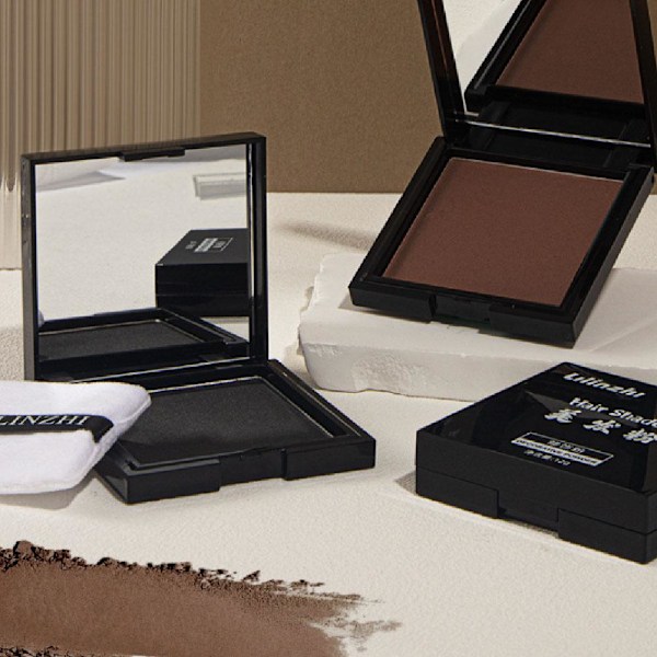 Hårlinjepuder Täcker Hög Panna Naturlig Färgning Hårfärg P coffee color 12g