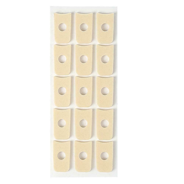 Gel Silikon Majskudde Omedelbara Pads Plåster Skor Patch Smärtlindring Fot U.K- circle 15pcs