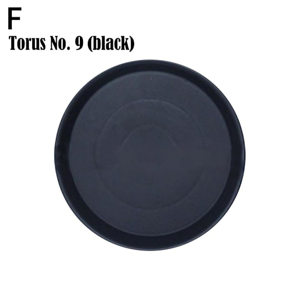 12-pack Växtfat 8 10 12 tum Plast Växtbricka, Robust och 10 inch black 1pcs