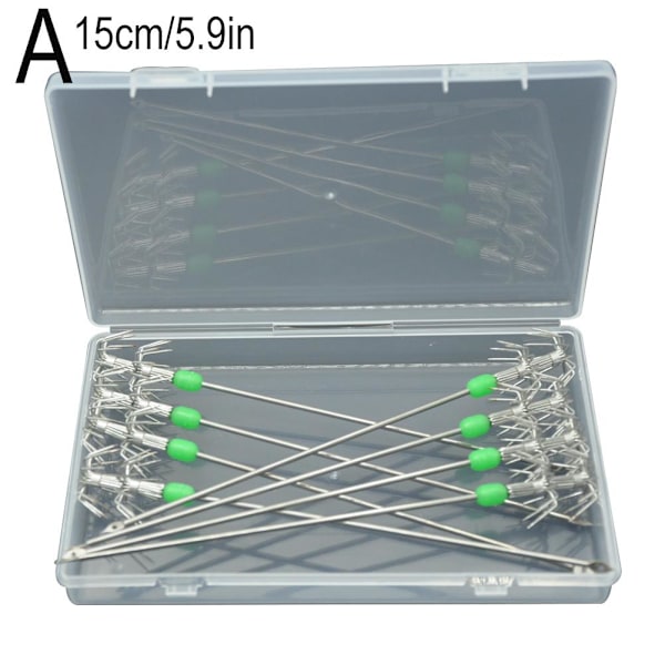 8st 15cm/17cm Självlysande Krok Bläckfisk Levande Räkkrok Paraply Hoo 8pcsA 15cm/5.9in