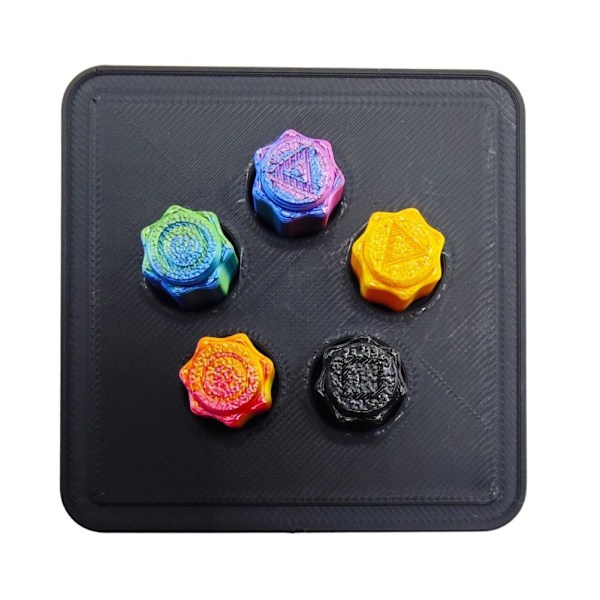 Squid Game 2 Gonggi Stenar Leksak Koreansk Traditionell Sten Fångst colour 12pcs