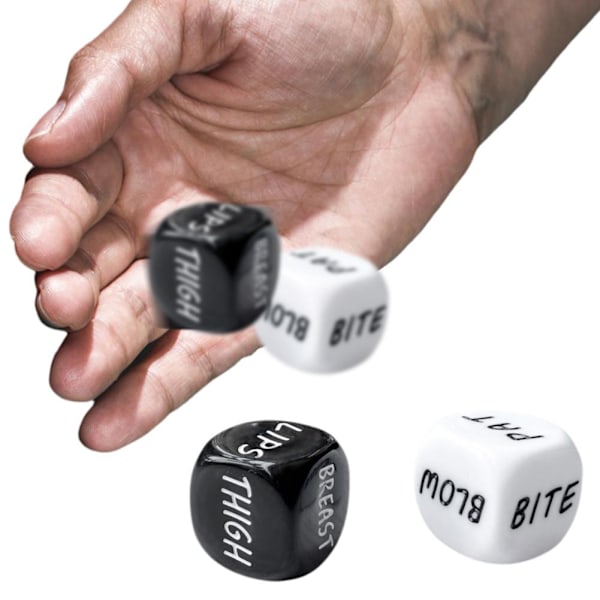 Dejt-tärningar, Tärningsspel för vuxna, Dejt-nyckelring för par E One size