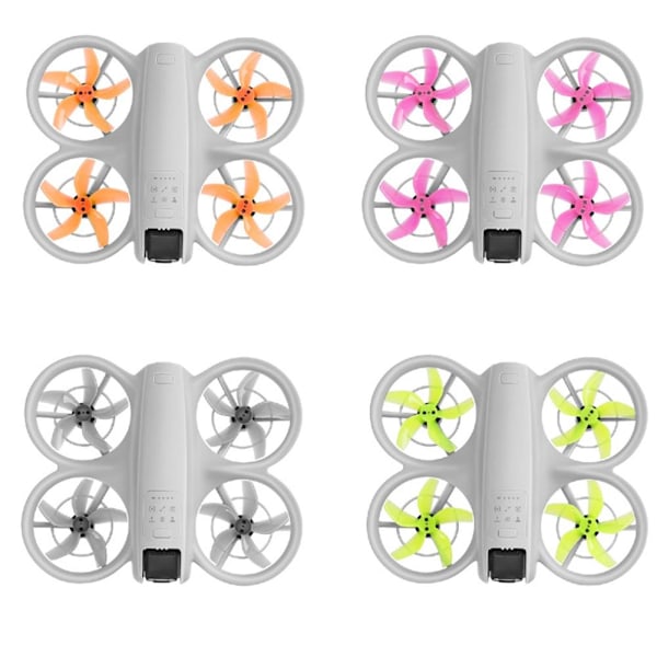 Tillbehör för obemannade flygfarkoster med 5 färgade propellrar cirkulära blad för DJI Neo K6R7 green Two pair