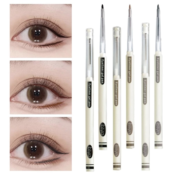 Silkeslen Långvarig Eyeliner Hållbar Vattentät Anti-kladd fo 103 Truffle Grey 0.12g