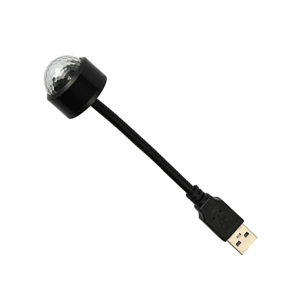 USB Bil Atmosfär Lampa Interiör Ambient Stjärnljus Stjärnklar Himmel LED Projektor Het