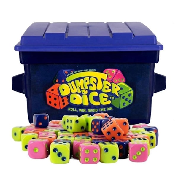 Big Discoveries Dumpster Dice - Snabbt Familjetärningsspel 丨4 P