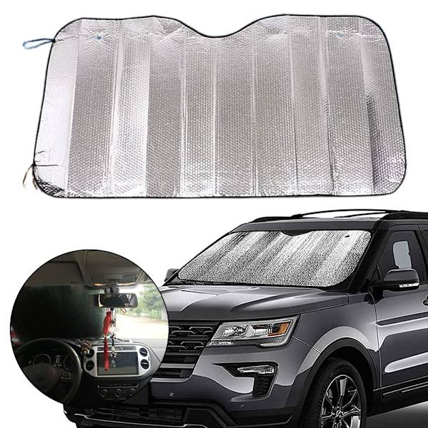 Vikbar bil vindruta visir skydd solskydd dammtät UV-skydd I1 130*60cm one-size