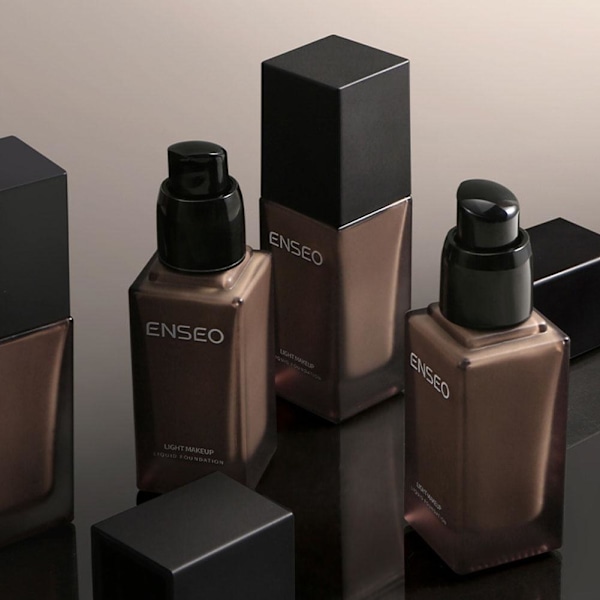 Flytande Foundation Lättviktig Soft-coke Vattentät Flytande Founda ivory white 30ml
