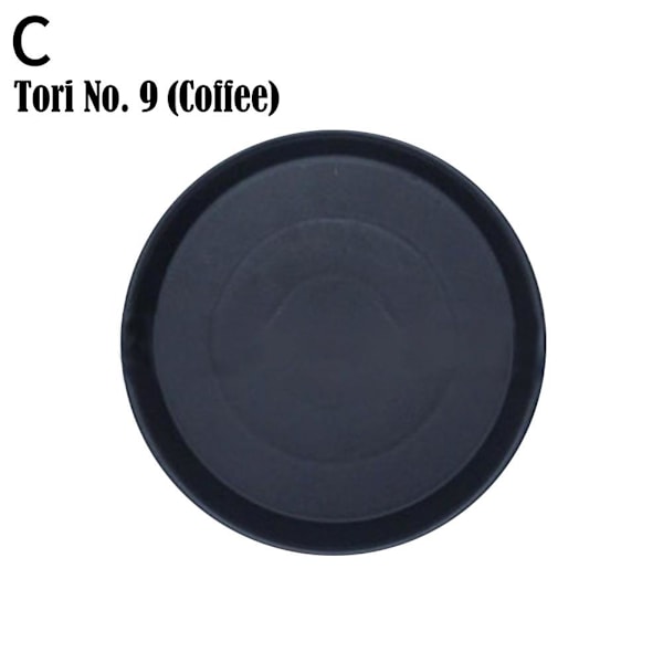 12-pack Växtfat 8 10 12 tum Plast Växtbricka, Robust och 12 inch coffee color 1pcs