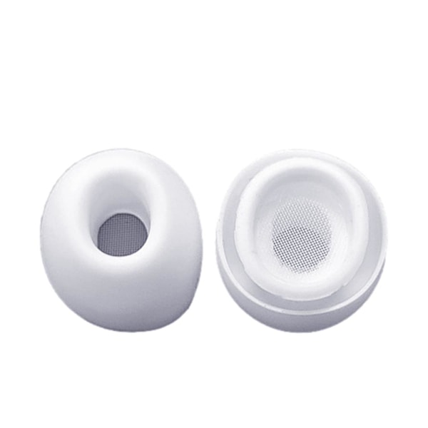 1 par hörlurskuddar Mjuka silikon Ersättningsöronproppar för AirPods ьф а △} whiteB medium size