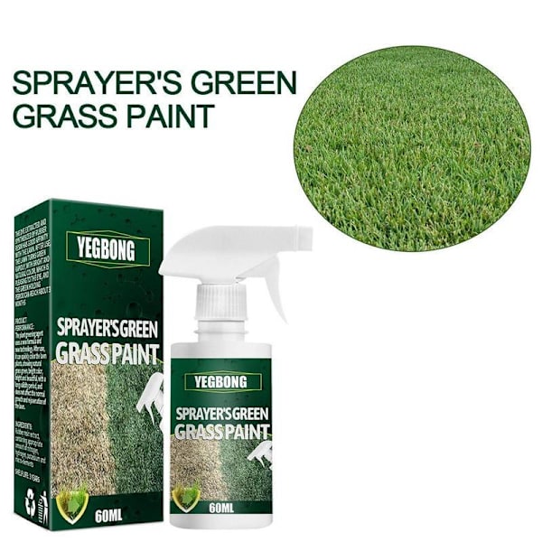 Grön Gräsfärg För Gräsmatta Spray Växtfärg Reparation Hög Förbättring~60ml Kvalitet Z5I7