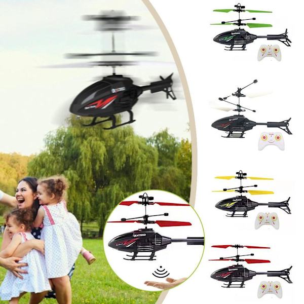 Fjärrkontroll Induktionshelikopter Med Fjärrkontroll Kan Accelerera Hängande Flygande Leksak Lämplig För Interaktiva Flygleksaker white with Remote control
