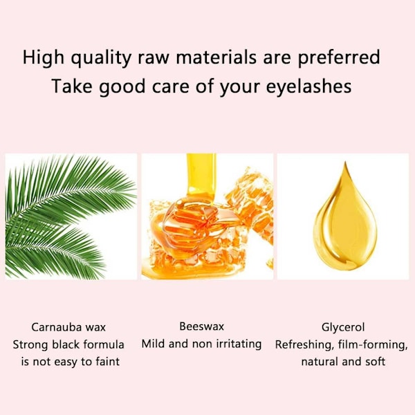 Lash Mascara, Primelash Mascara för Tunna Fransar Vattentät M brown 3.5G