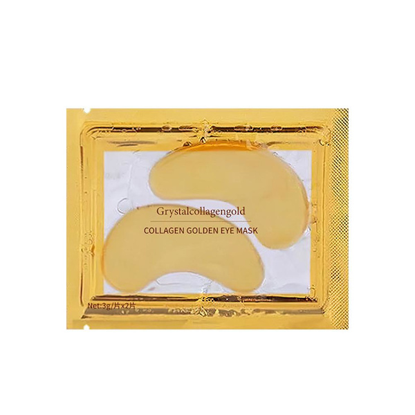 Kristall 24k Guld Pulver Gel Kollagen Ögonmask Anti Rynkor Fläckar Het J7 P U4E5