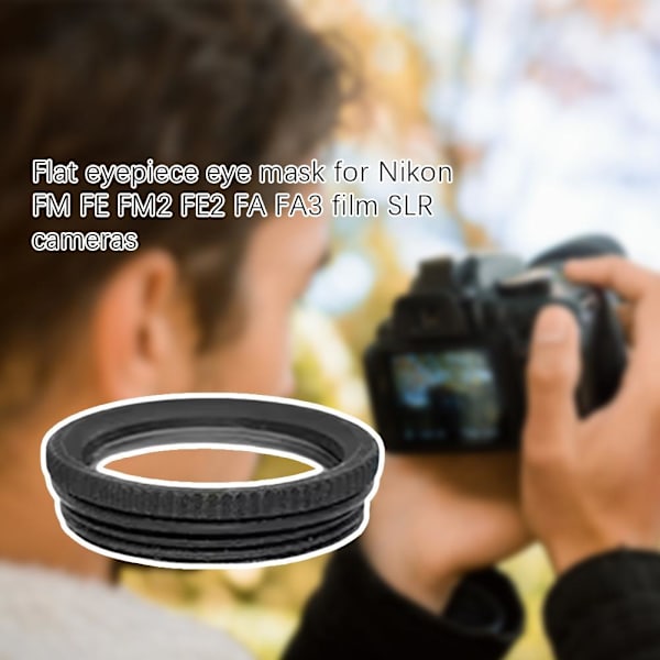 Kamera Platt Sökare Lins Okular för Nikon-FM FE FM2 FE2 FA FA3 Film SLR Svart