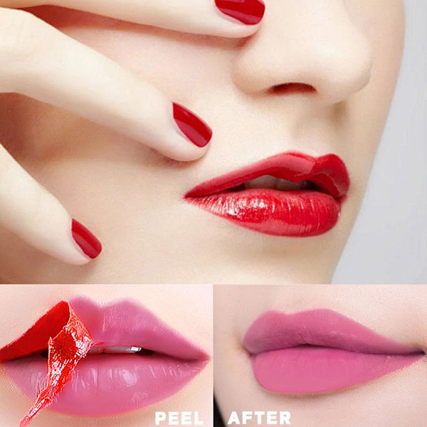 NYTT Läppstift Peel off Lip Tint Stain Tattoo Färg Vattentät Långvarig 04 2ml