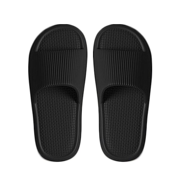 Eva Par Tjocksulade Sandaler Badrum Halkfria Utomhustofflor Sommartofflor V7r9 black 3839