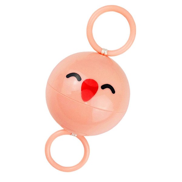 Roterande Lysande Visselpipa Flygande Boll Leksak Dragande Svänghjul Blixt Barn Visselpipa Boll Pink 1pcs