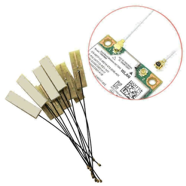 2.4G 5G 5.8G Inbyggd PCB Dubbelfrekvensantenn FPV IPX U.FL O9E9 IPEX -AU.