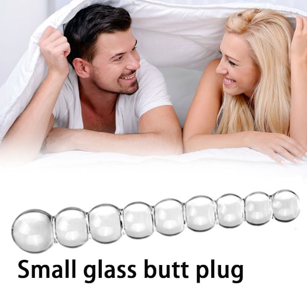 Alternativ liten glas anal cerulean pärlor, dubbelanvändning vuxen