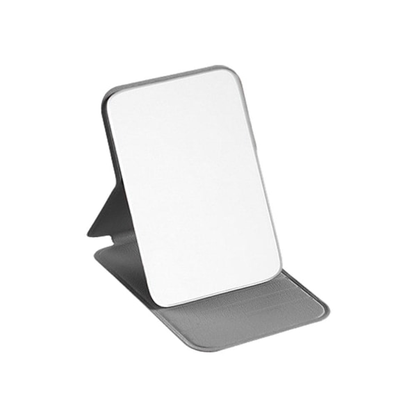 Vikbart Sminkspegel Rektangulär Toalettbord Kosmetisk Spegel Fyrkantig Enkelsidig Spegel Med Ställ F0g0  gray 10.8*7cm