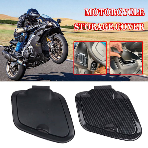 Scooter Förvaringsskydd Retrofit Uppgraderad Kolfiber Mönster Vattentät G2W7 Black One size
