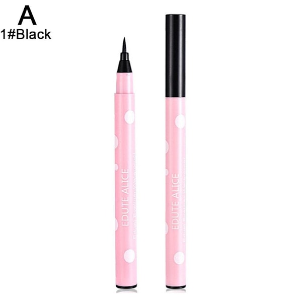 Vattentät Eyeliner - Långvarig, Snabbtorkande och Smudge-resistent #1 black 1.5ml
