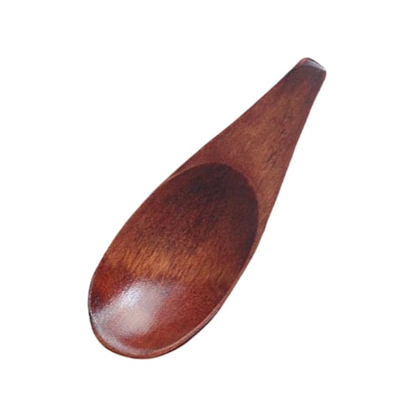 Mini hushållsskedar i trä för köket, köksartiklar, skedar, Hot E5 O7K9 dark color 1pcs