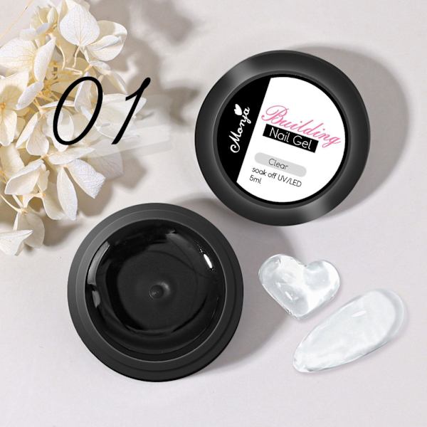 Icke-klibbig Handförlängning Nagelgel Skulpteringsgel Nagel XP Konst T Polish Q0Z6 clear 5ml