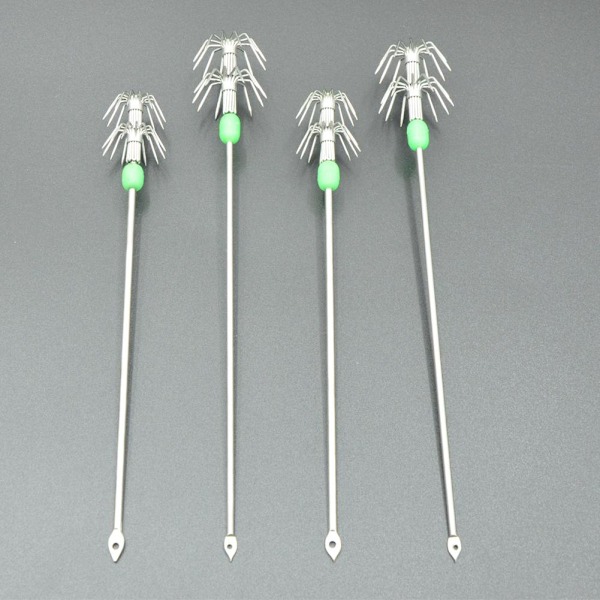 8st 15cm/17cm Självlysande Krok Bläckfisk Levande Räkkrok Paraply Hoo 8pcsB 17cm6.7in