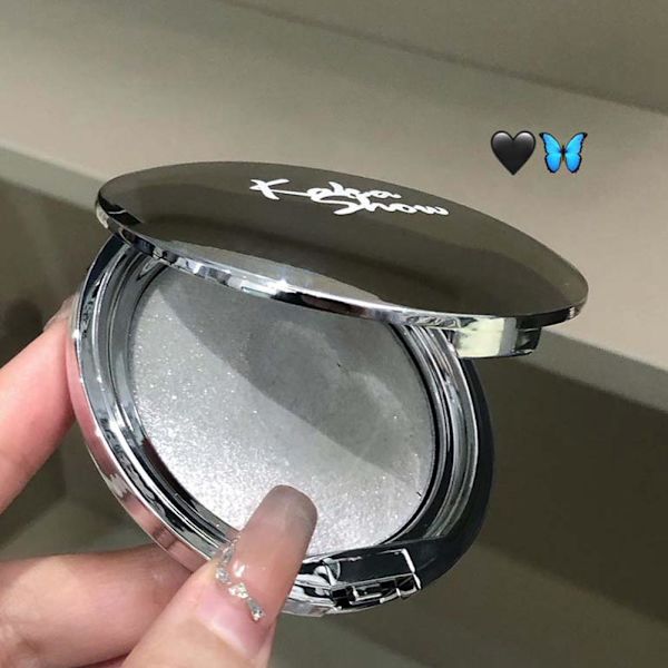 Ansiktskontur Puder Palett Shimmer Highlighter Skimmer Puder Smink Ny E7 03 # Pink Sparkle 10g