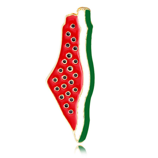 Vattenmelon Emalj Pin| Vattenmelon Palestina Pin | Kuffiyeh M6H3 HOT Pin P5A8 style3 One size