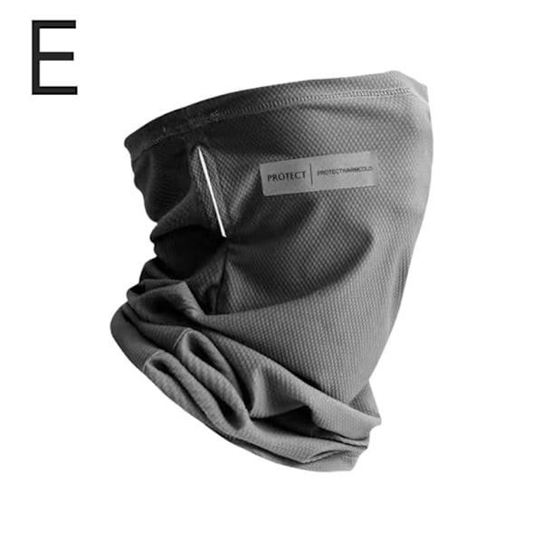 Unisex Kylande Armskydd Ärmar Sport UV Solskydd Utomhus grey Headscarf 