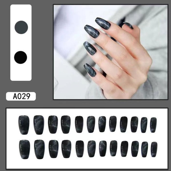 Fake Nails Snygga Ins Nails Nail Sticker Press-On Nails With Gu A019 one-size