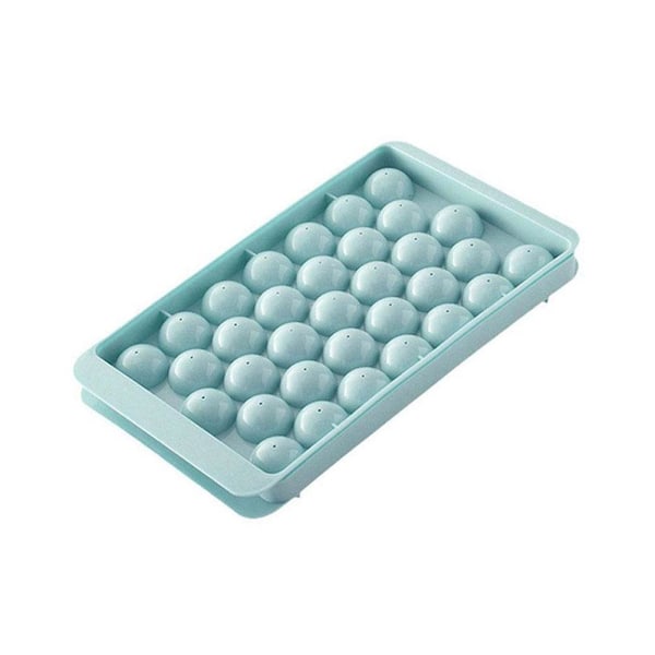 33 Hål Iskubbricka Form Isboll Maker Rund Frukt Iskubform Geléboll Form Rund Iskubbricka blue small 