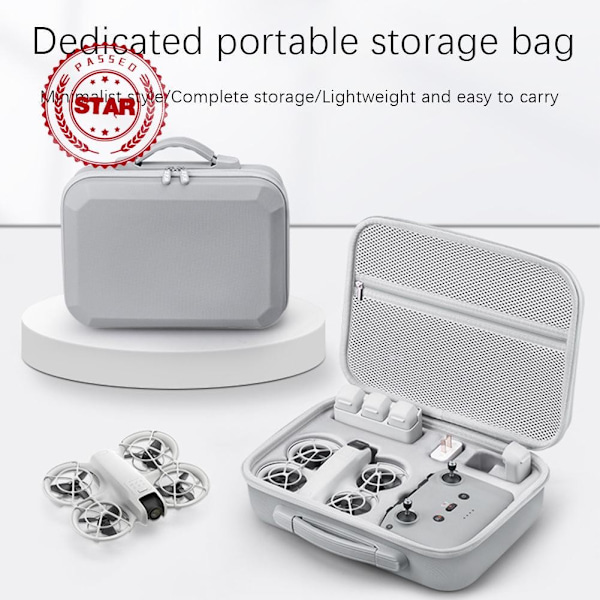 För Dji Neo Drönare Förvaringsväska Handhållen Flygkamera Tillbehör Pu Portabel Set Väska Låda N9 Grey PU material For DJI Neo