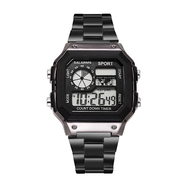 Klockor Herr Multifunktionell Självlysande Alarm Retro Liten Klocka Elektrisk Dam Och Klocka Digital B4I0 Rose Gold One size