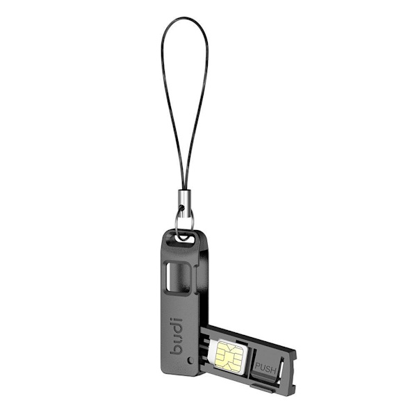 Anti-Lost SIM-kortsfack TF-kort Mobiltelefon Utmatningsstift Förvaringsfodral