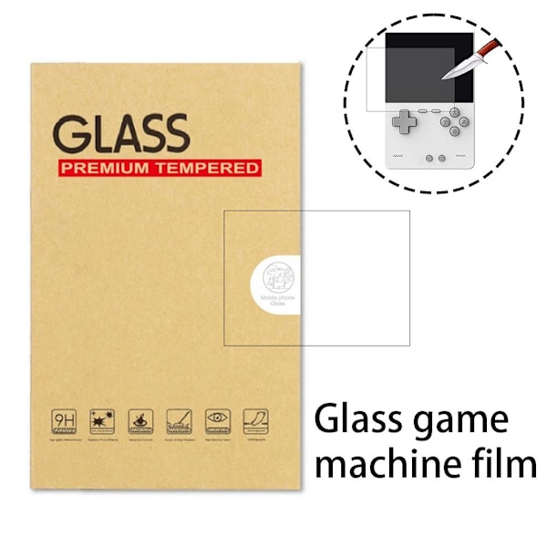3 st Glasskyddsfilm för Trimui Brick Spelkonsol, Härdat Glasskydd for TRIMUI BRICKA 1pcs 3pcs