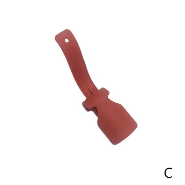 2 st Lazy Shoe Helper Handled Shoe Horn Shoe Lifting Helper gules one-size 2pcs