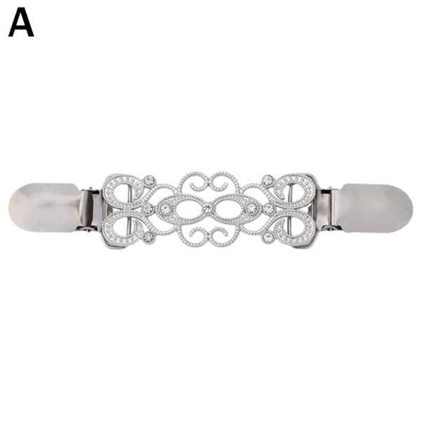 Perfekt Retro Kofta Clip Tröja Clip Kvinnor Filigran Rygg Clip Sjal Cinch Klänningar Y9j7 style2 One size
