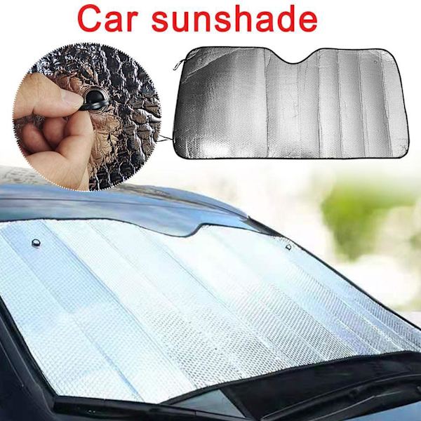 Vikbar bil vindruta visir skydd solskydd dammtät UV-skydd I1 130*60cm one-size